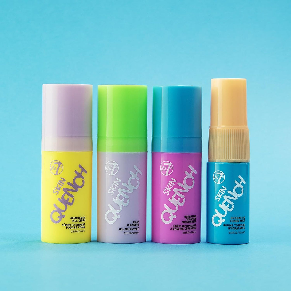 W7 skin quench cuties moisturizer texture closeup illustrating lightweight absorbent cream for quick hydration