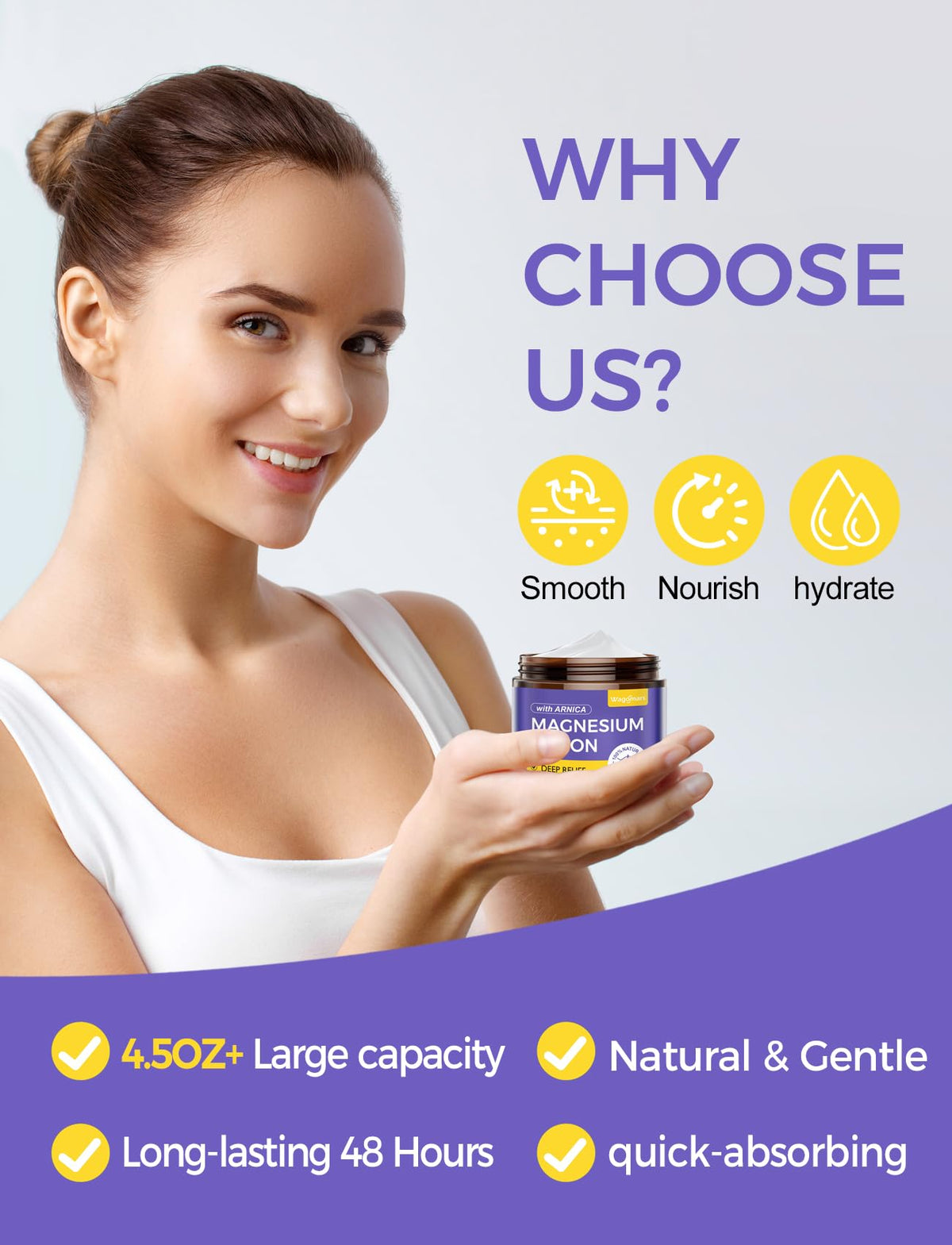 Wagomars open top revealing cream texture for quick absorption benefit