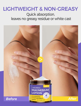 Wagomars jar next to a hand illustrating size and travel-friendly benefit