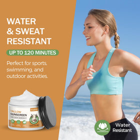 Wagomars applied before swimming showing water-resistant protection outdoors