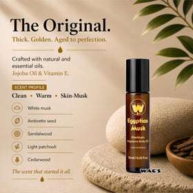 WagsMarket bottle on nightstand lifestyle shot suggesting daily bedside use