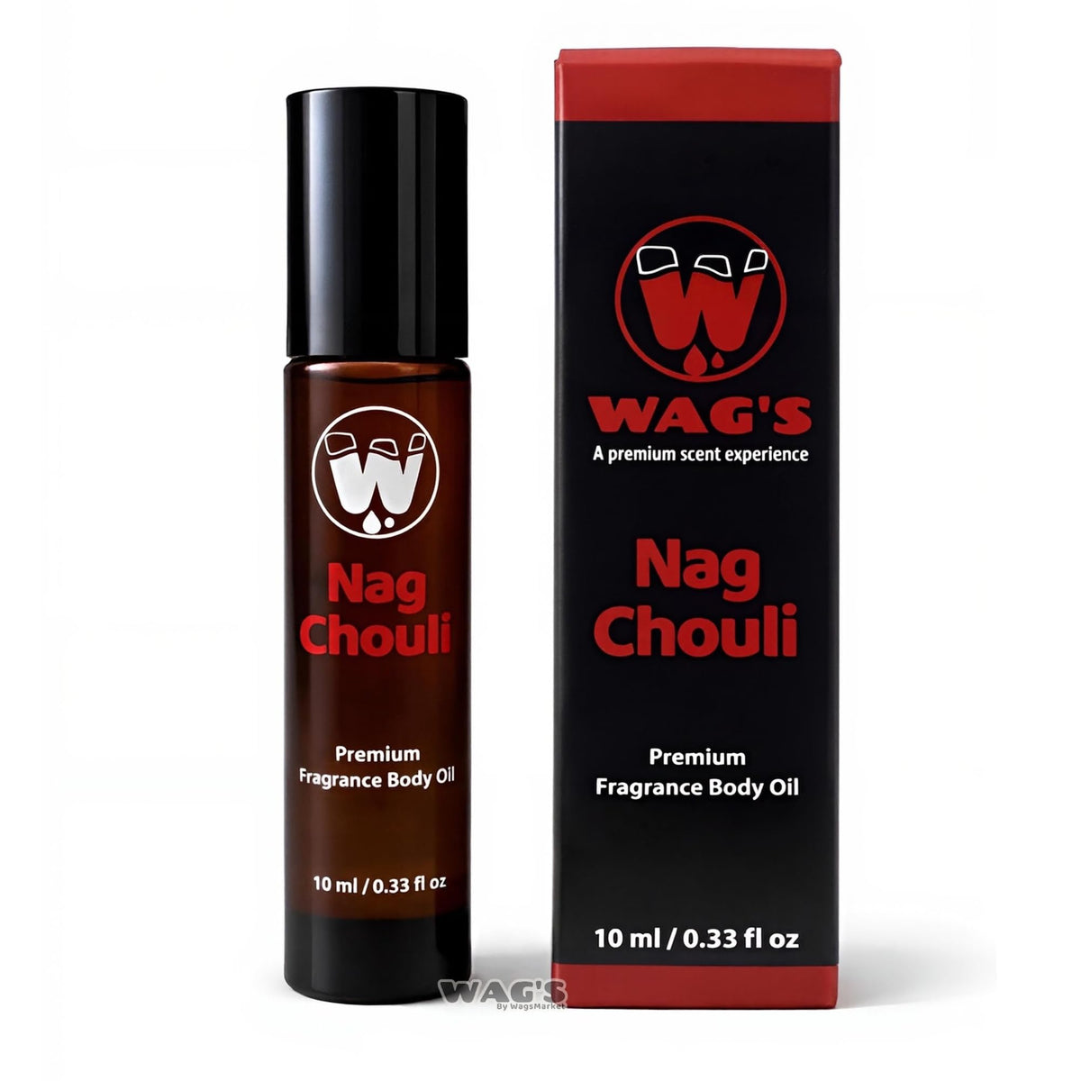WagsMarket Nag Chouli front packaging showing branded glass bottle and label benefit