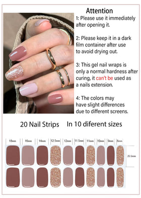 Wahrshei layout of 20 strips with file stick and sealing strip for easy DIY application