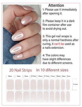 Wahrshei application tools with file, stick and sealing strip for neat results