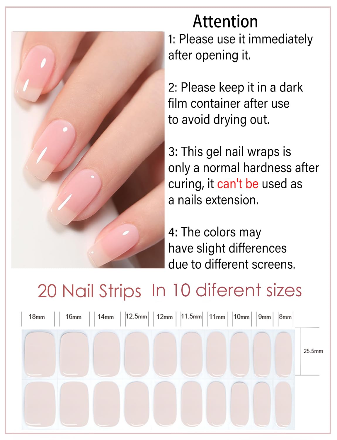 Wahrshei close-up of semi cured gel texture highlighting smooth finish