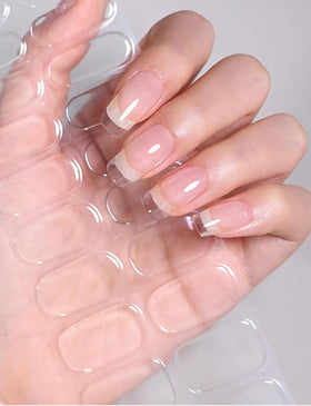 Wahrshei front packaging showing 20 clear gel wraps and included tools for easy use