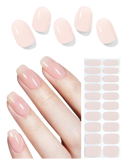 Wahrshei front packaging showing sheer nude strips for fast salon results