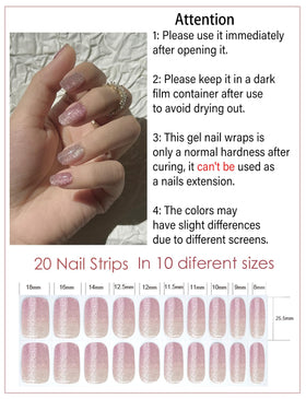 Wahrshei close-up of nude pink cat eye gradient texture highlighting salon-grade gloss