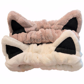Waliah cat-ear headband front view showing cute design and secure fit