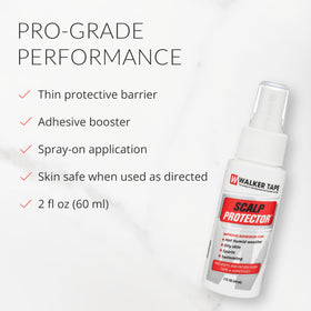 Walker Tape spray texture on skin highlighting thin protective barrier benefit