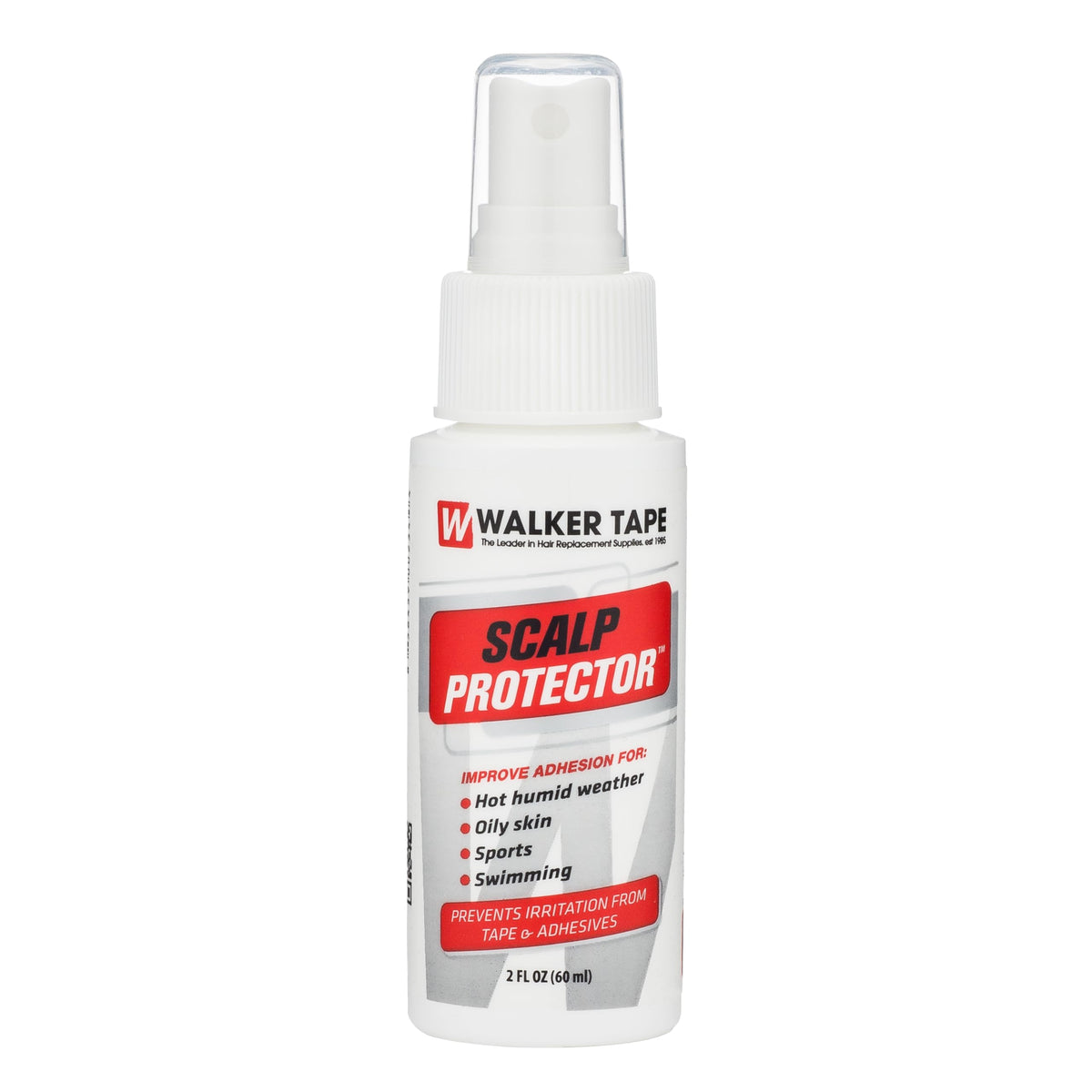 Walker Tape front packaging showing 2 fl oz spray for gentle scalp protection
