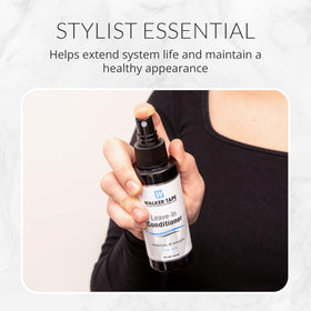 Walker Tape 4 fl oz bottle next to a common object showing compact travel size