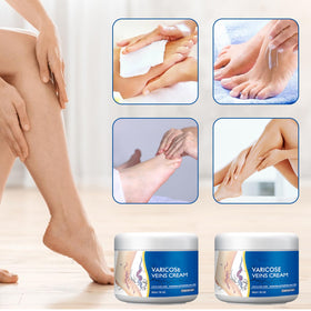 Wanban applied with upward massage on lower leg demonstrating comfortable application