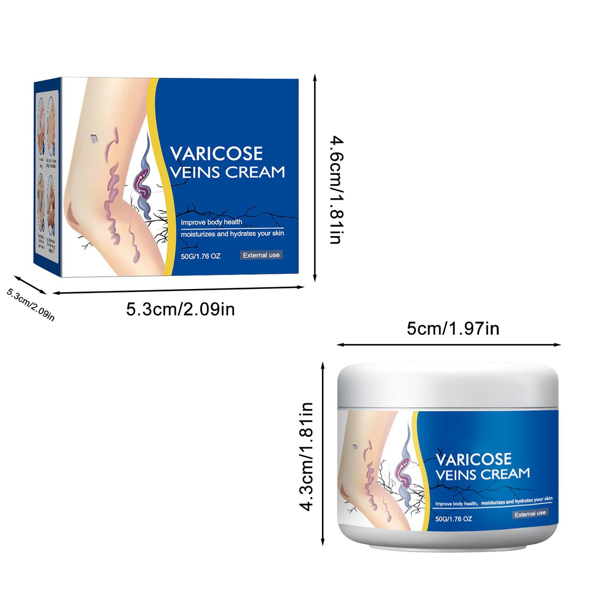 Wanban tubes styled on bathroom shelf implying daily routine convenience