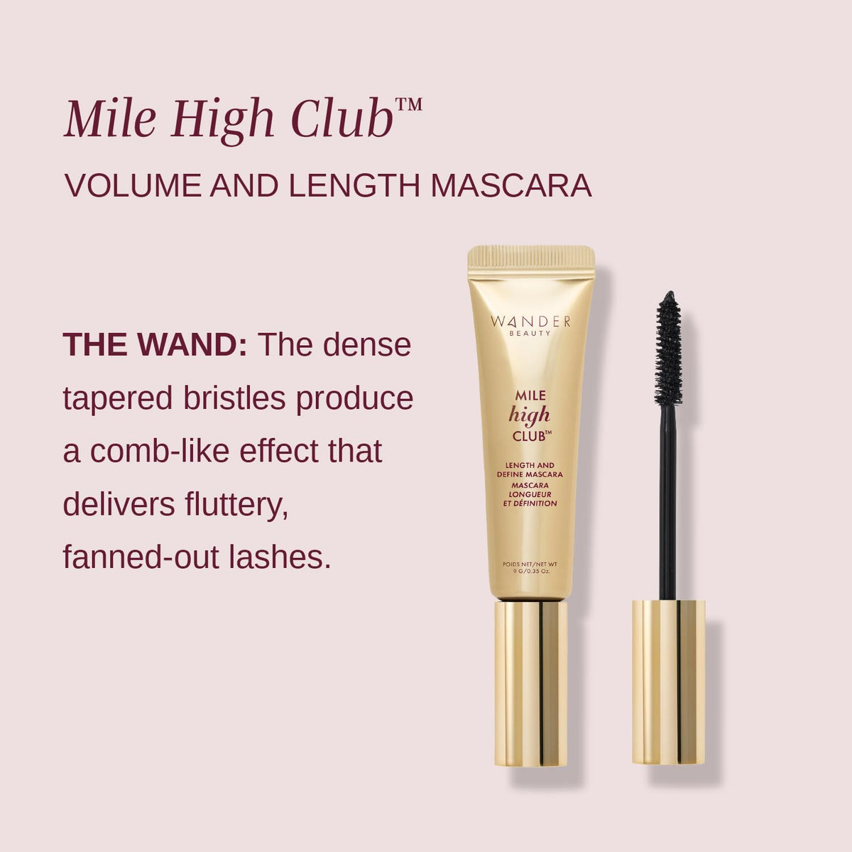 Wander Beauty close-up of precise bristles defining every lash