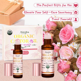 Warmify duo on bathroom vanity styled for self-care routine and relaxation benefit