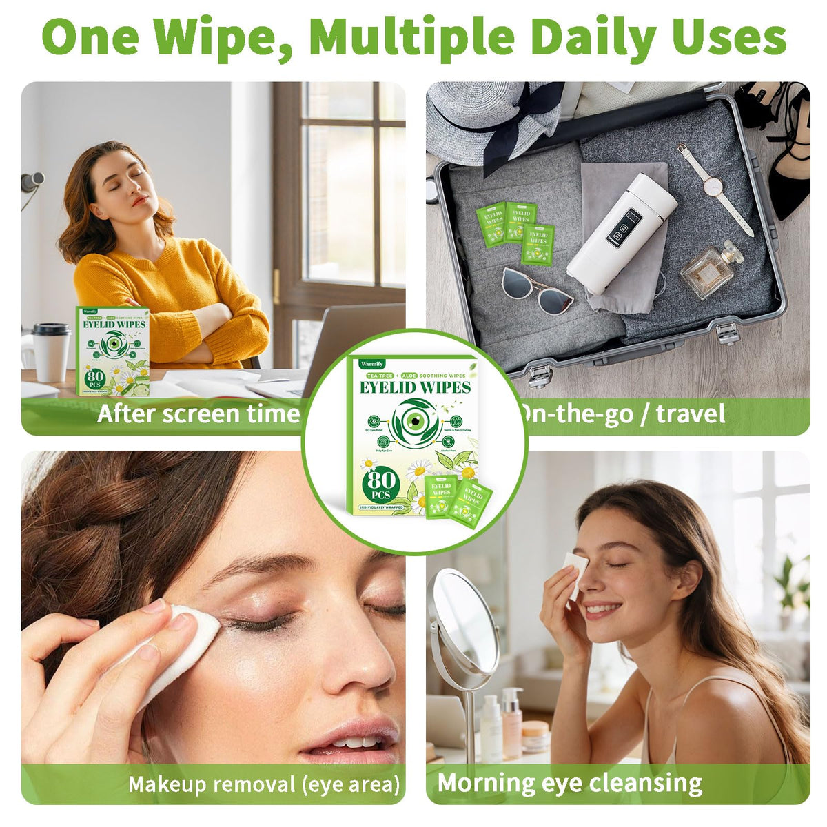 Warmify compact stack of packets illustrating travel supply and portability