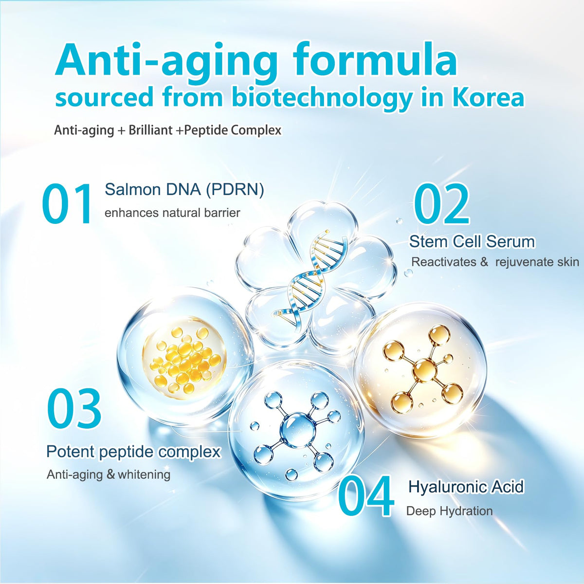 Wasali serum texture drop demonstrating hyaluronic hydration and smooth feel