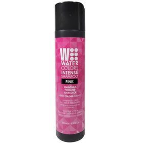 Watercolors pink front bottle showing label and vibrant color benefits