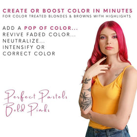 Watercolors pink ingredient label closeup highlighting no sulfates or parabens