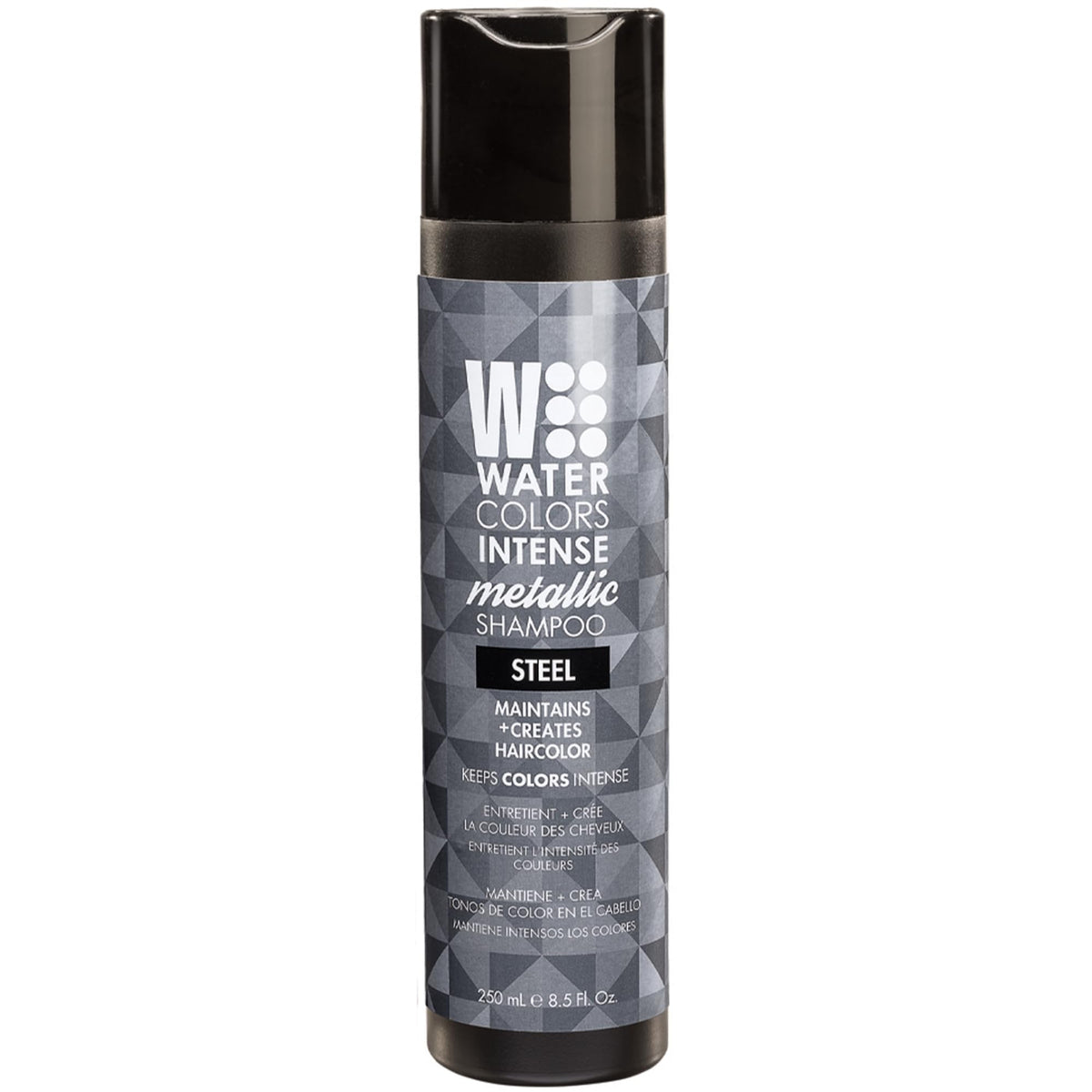 Watercolors STEEL front packaging showing bottle and label for brand visibility and easy identification