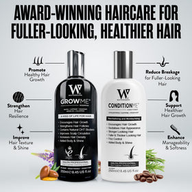 Watermans shampoo pouring texture demonstrating cleansing richness