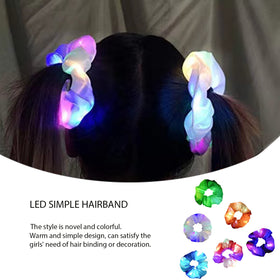 WATETTY scrunchies in a night party setting showing festive, eye-catching light