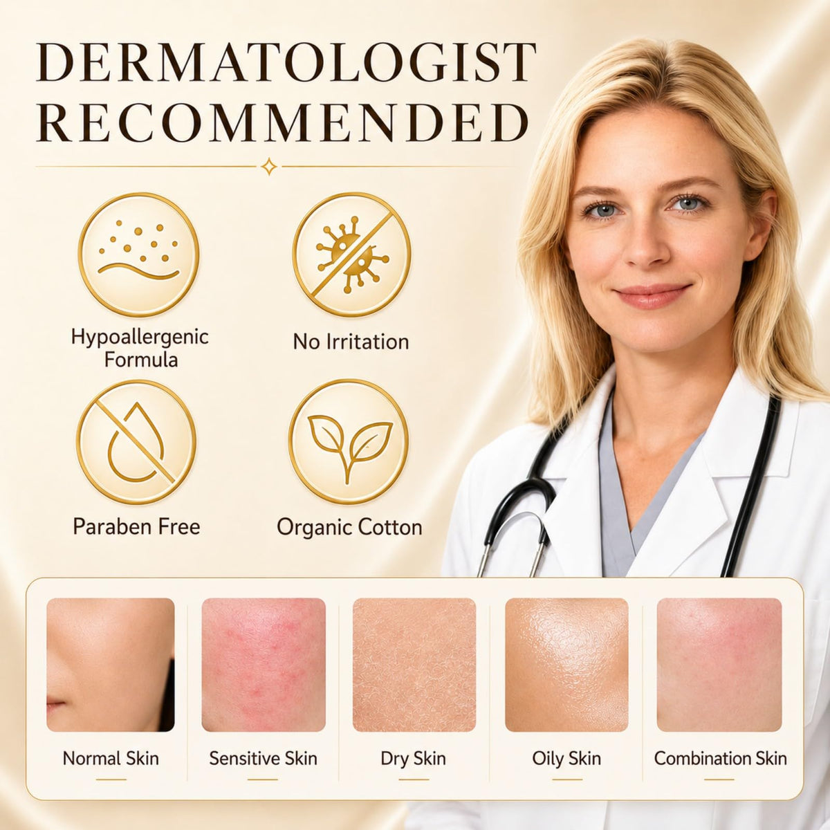 Watofun before and after skin texture comparison showing smoothing benefit