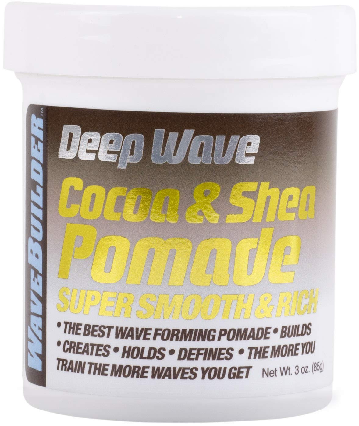 WaveBuilder jar front view showing label and compact 3 oz size for easy storage