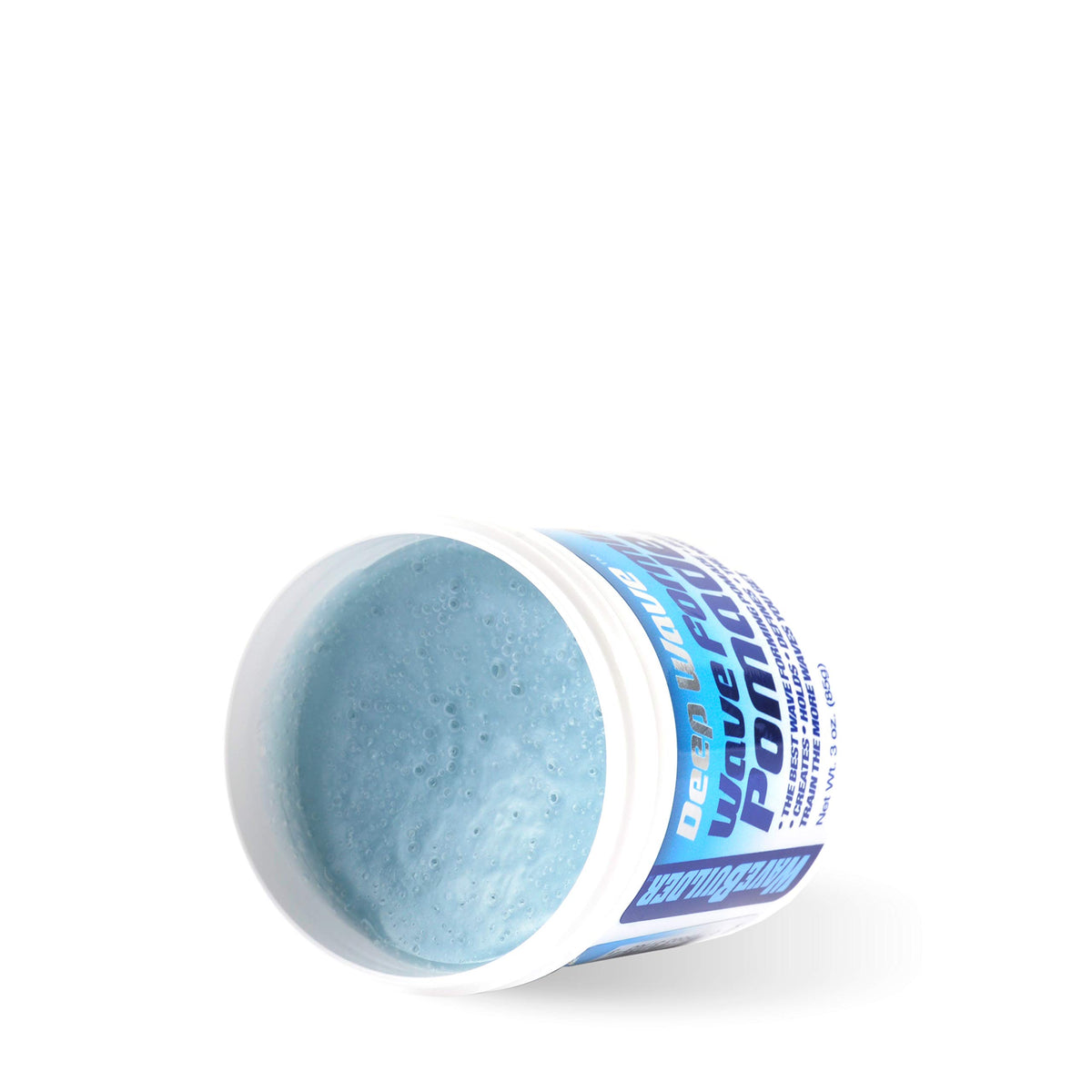 WAVEBUILDER pomade texture on fingers demonstrating smooth application and control