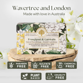 Wavertree & London lather close-up demonstrating rich creamy foam for moisturizing cleanse