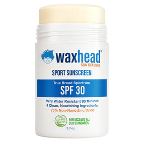 Waxhead front packaging stick showing SPF 30 and jumbo size for reliable protection