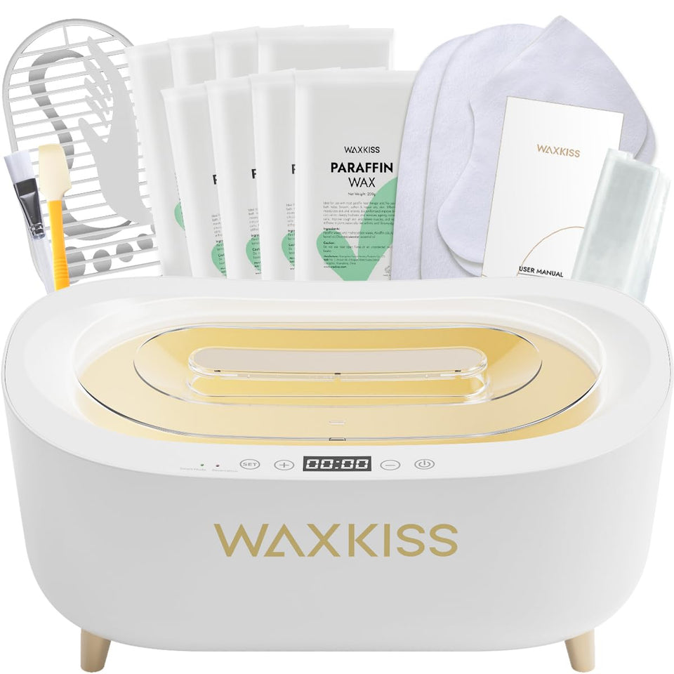 waxkiss front view with lid showing sleek design and easy controls, ideal for home use