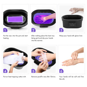 waxkiss hands dipping demonstration illustrating even wax coverage