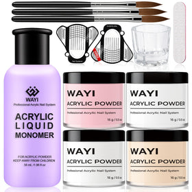 WAYI kit front packaging showing included powders and monomer for easy setup