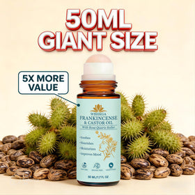 WBHKGA label close-up showing ingredients and frankincense purity for informed choice