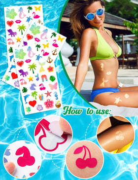 WDAHDHP face decoration in lifestyle setting adding playful summer style