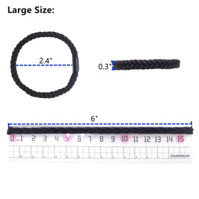 WDGROW hair tie holding a top knot bun without creasing or pulling