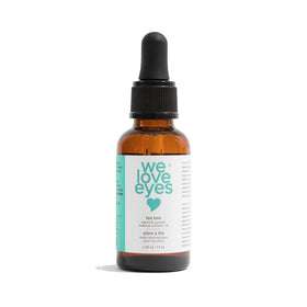 We Love Eyes front bottle showing clean packaging and gentle remover benefit