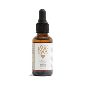 We Love Eyes front packaging showing 30ml bottle and clear labeling, reassuring quality