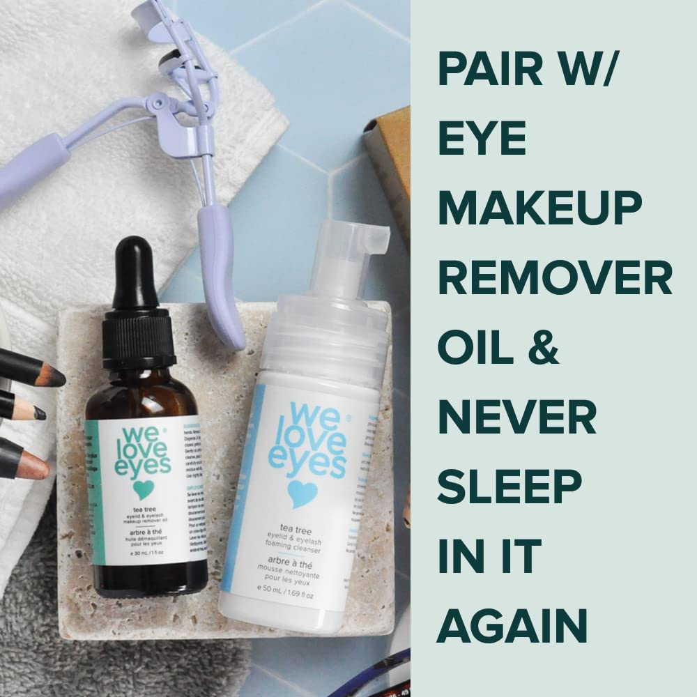 We Love Eyes cleansing near lash extensions protecting adhesive