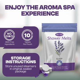 We-Tab dissolving steamer demonstrating no-residue cleanup and convenience