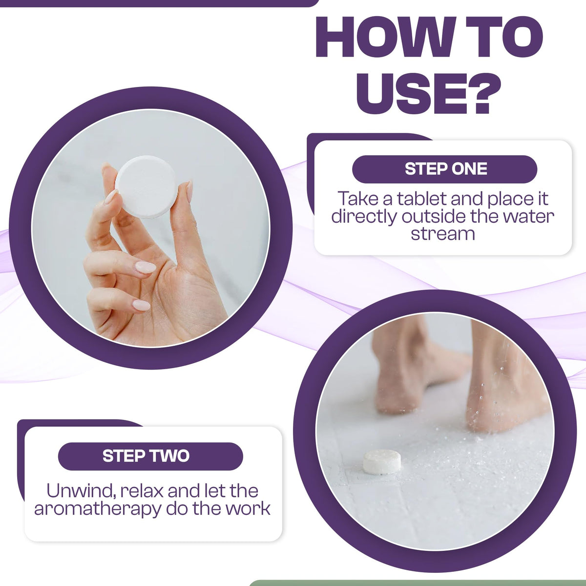 We-Tab in bathroom lifestyle setting showing a relaxing home spa moment