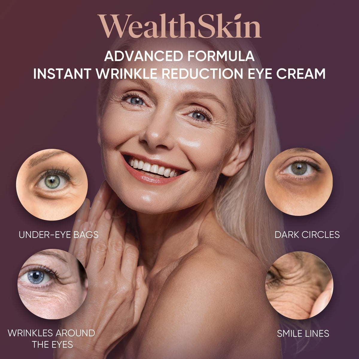 Wealthskin cream texture close-up showing smoothing finish