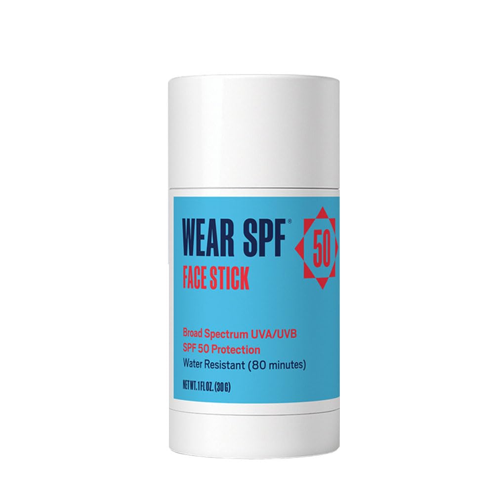 WearSPF sport stick front packaging showing compact SPF 50 protection