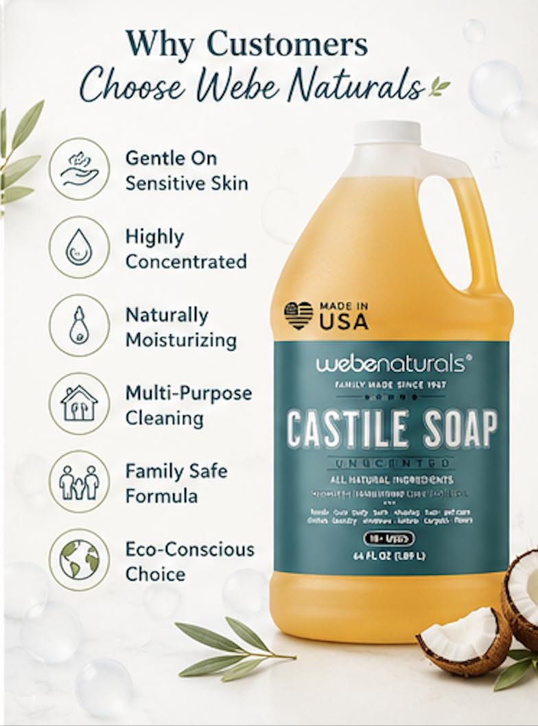 WEBE measured tablespoon for laundry to show concentrated refill saves money