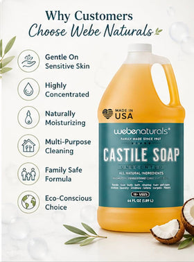 WEBE measured tablespoon for laundry to show concentrated refill saves money