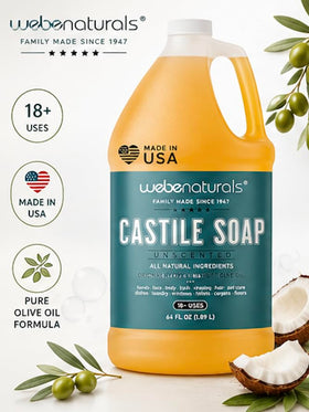 WEBE soap poured showing smooth texture and easy dilution for multiple uses
