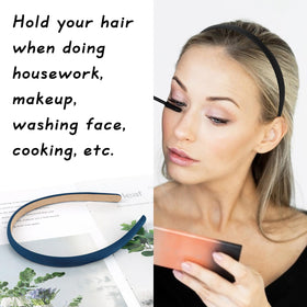 Wecoe satin texture close-up highlights smooth finish that protects hair