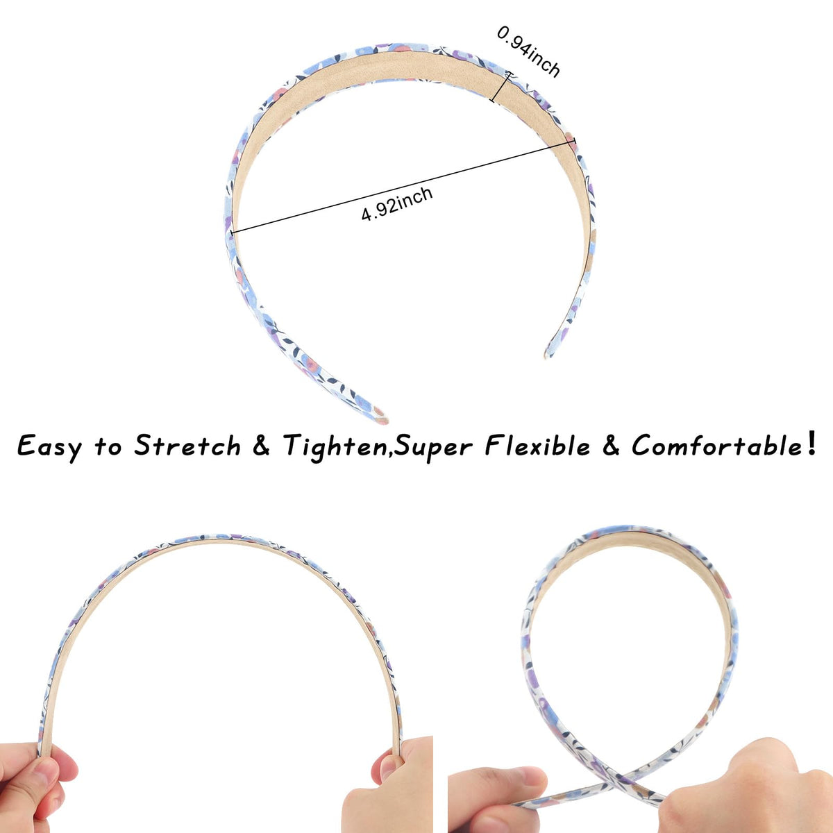 Wecoe customized headband with pearls for event-ready styling